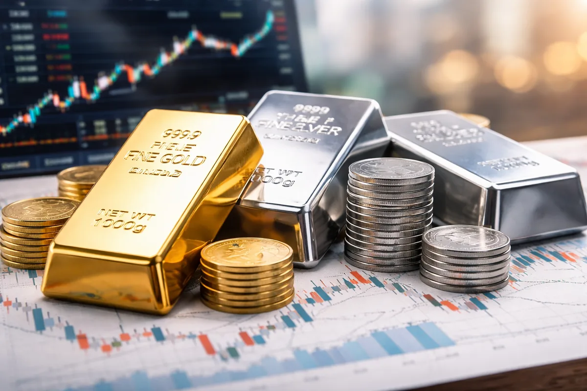 Comment les métaux précieux comme l'or et l'argent influencent leur cours sur le marché